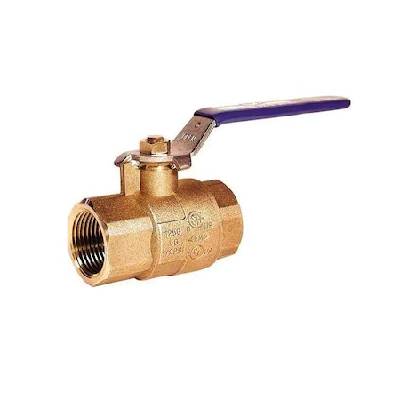 1-1/4 Inch IPS Full Port Brass Ball Valve